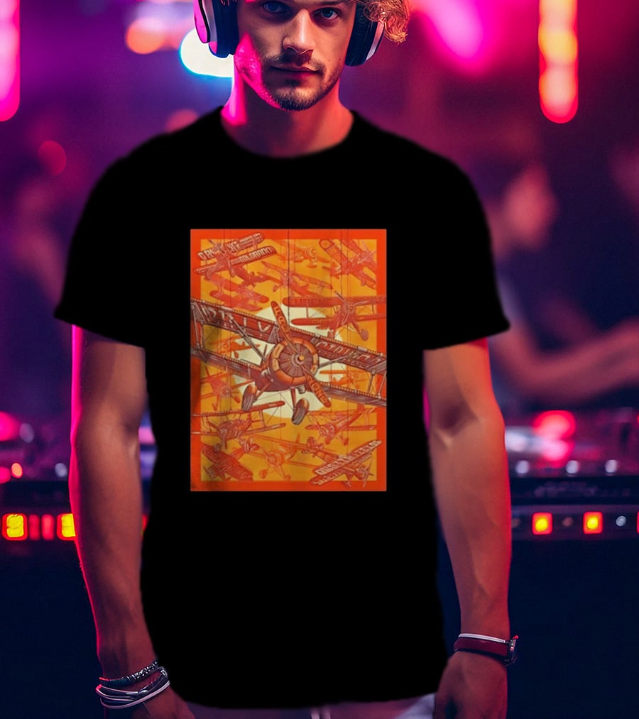 Biplane Airshow Eugene And Austin Adventure T-Shirt