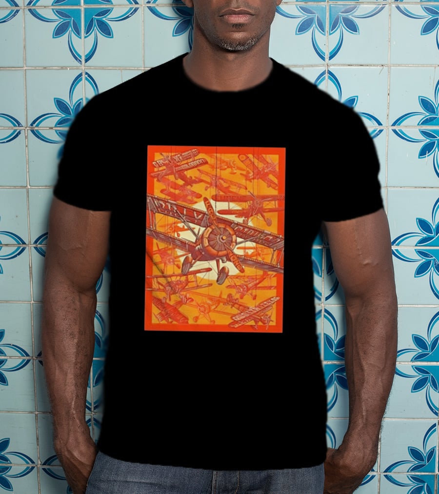 Biplane Airshow Eugene And Austin Adventure T-Shirt