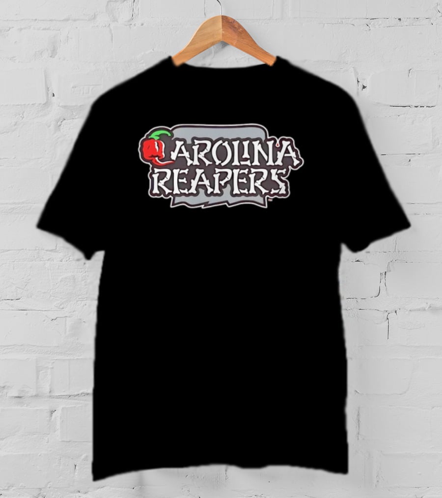 Carolina Reapers Spicy Pepper Hot Sauce Red Green T-Shirt