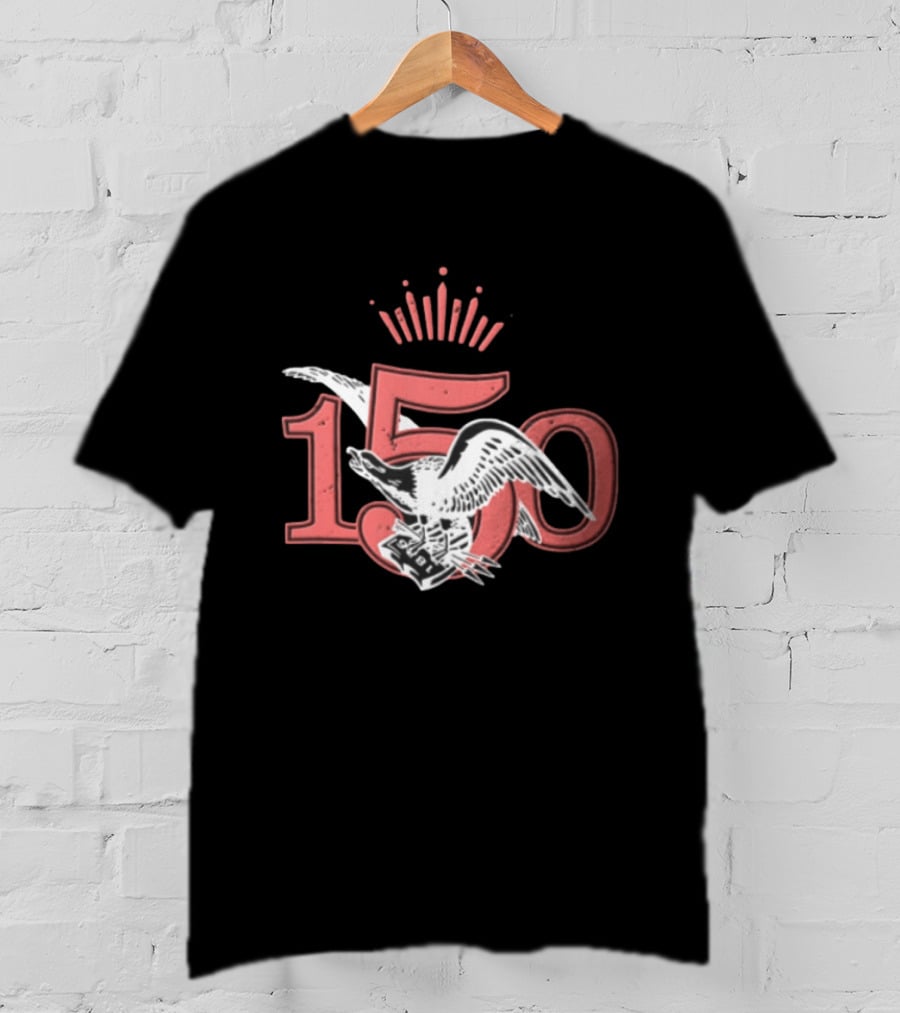 Texas A And M University 150th Anniversary 1876 Eagle Crown T-Shirt
