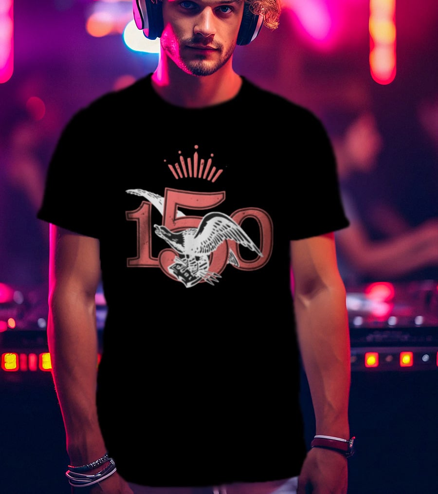 Texas A And M University 150th Anniversary 1876 Eagle Crown T-Shirt