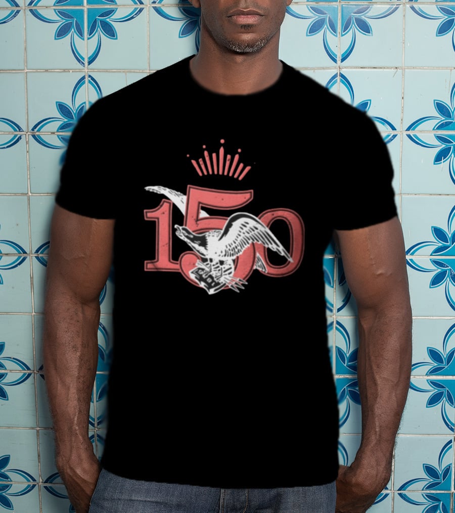 Texas A And M University 150th Anniversary 1876 Eagle Crown T-Shirt