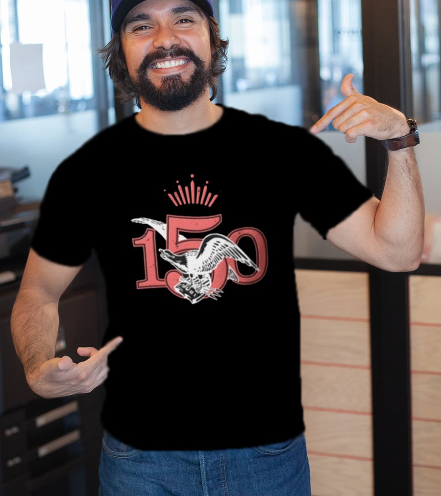 Texas A And M University 150th Anniversary 1876 Eagle Crown T-Shirt