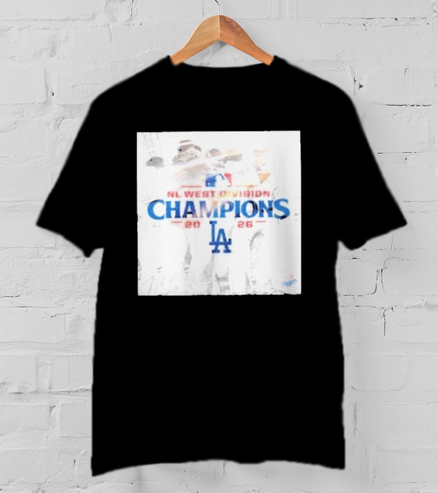 NL West Division Champions 2026 LA Dodgers MLB T-Shirt