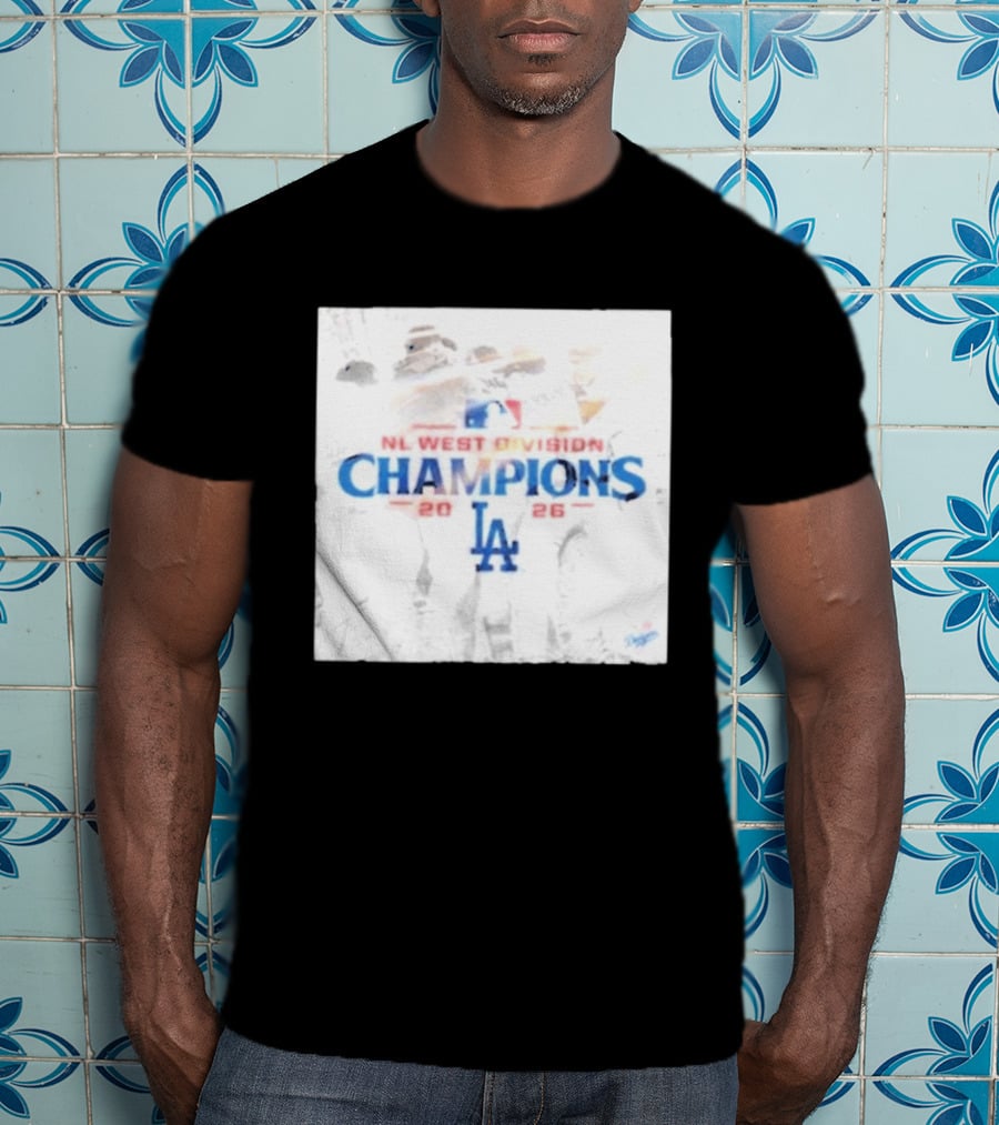 NL West Division Champions 2026 LA Dodgers MLB T-Shirt