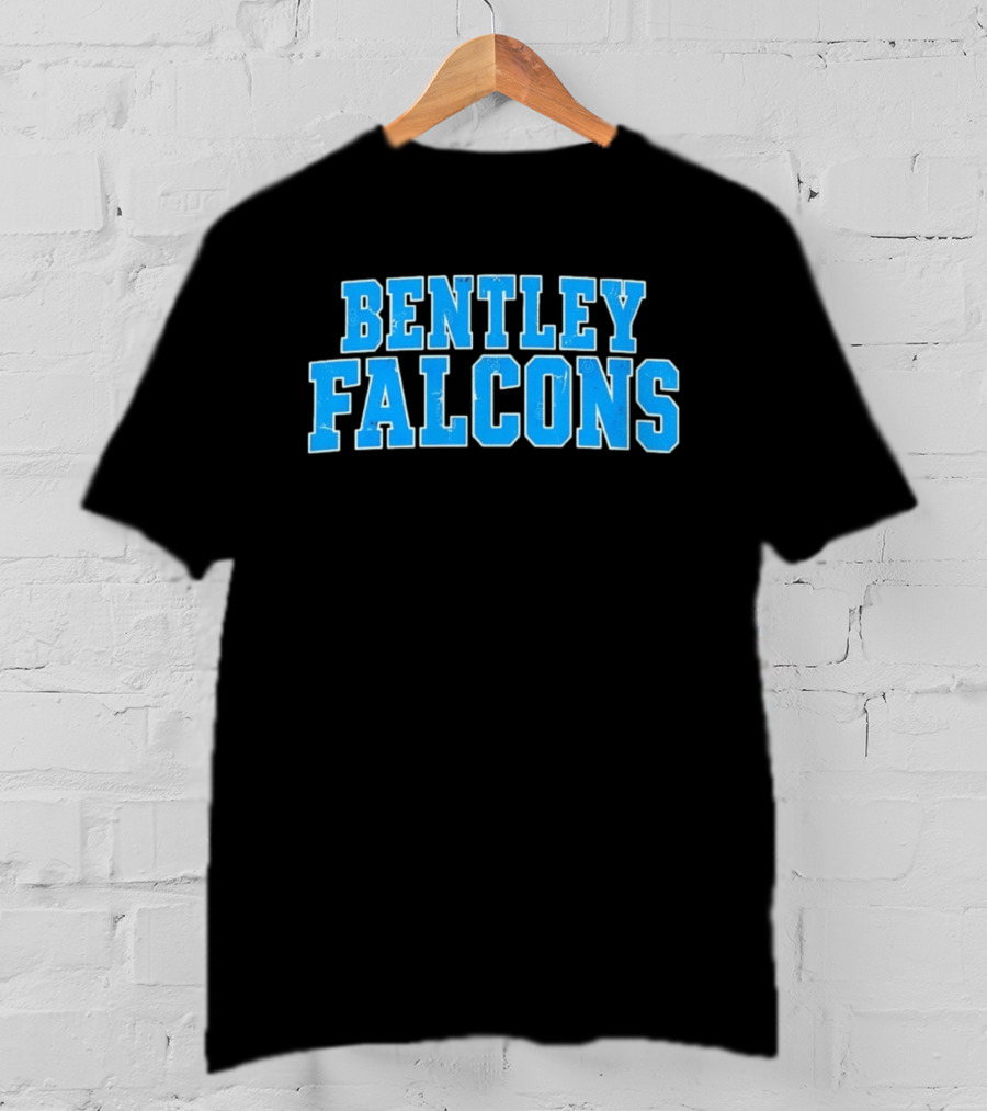 Bentley Falcons Distressed NCAA College Sports T-Shirt