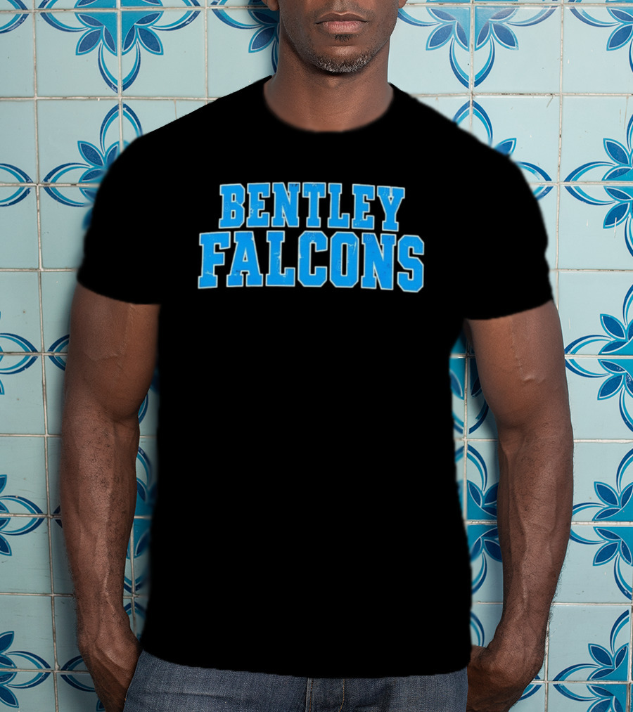 Bentley Falcons Distressed NCAA College Sports T-Shirt