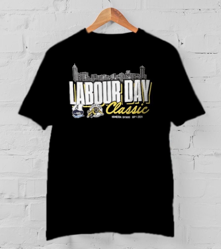 Toronto Argonauts Hamilton Tiger Cats Labour Day Classic 2026 Skyline Event T-Shirt