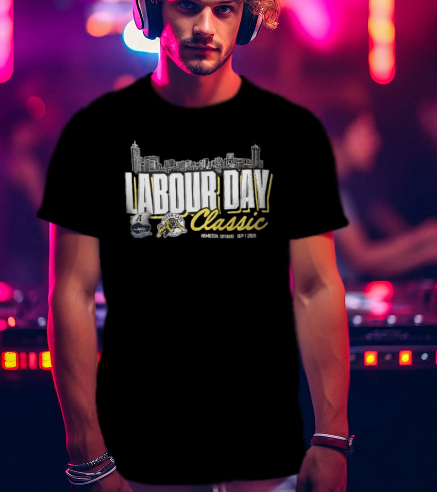 Toronto Argonauts Hamilton Tiger Cats Labour Day Classic 2026 Skyline Event T-Shirt