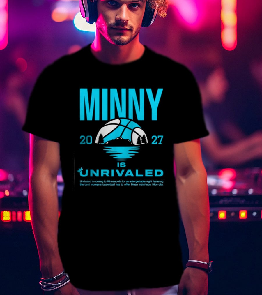 Minny 2027 Unrivaled Basketball Season 3 Bus Tour Event T-Shirt