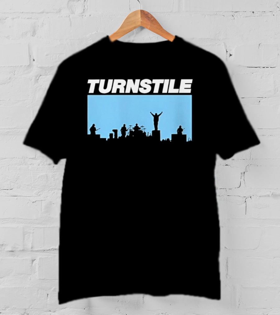 Turnstile Band Skyline Performance Hardcore T-Shirt