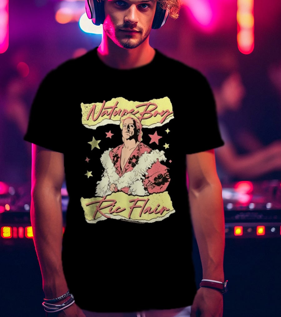 Nature Boy Ric Flair Distressed Vintage Wrestling T-Shirt
