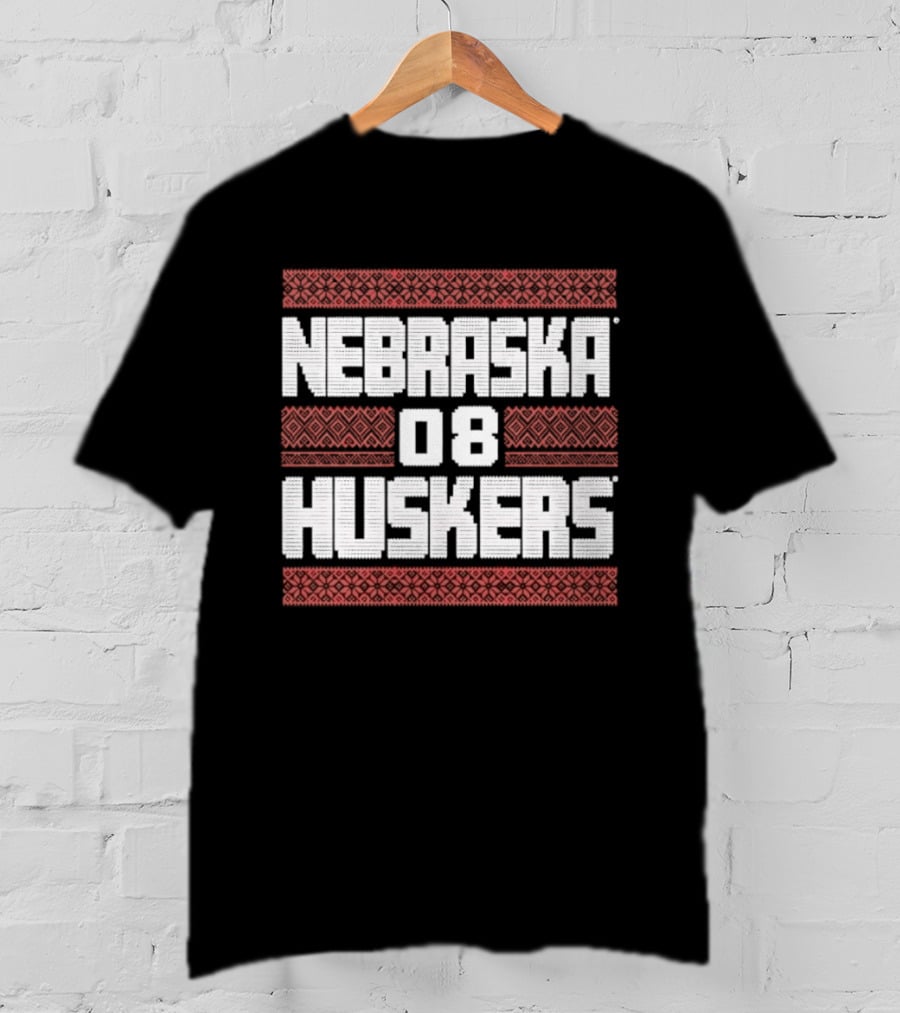 Nebraska 08 Huskers College Football NCAA T-Shirt