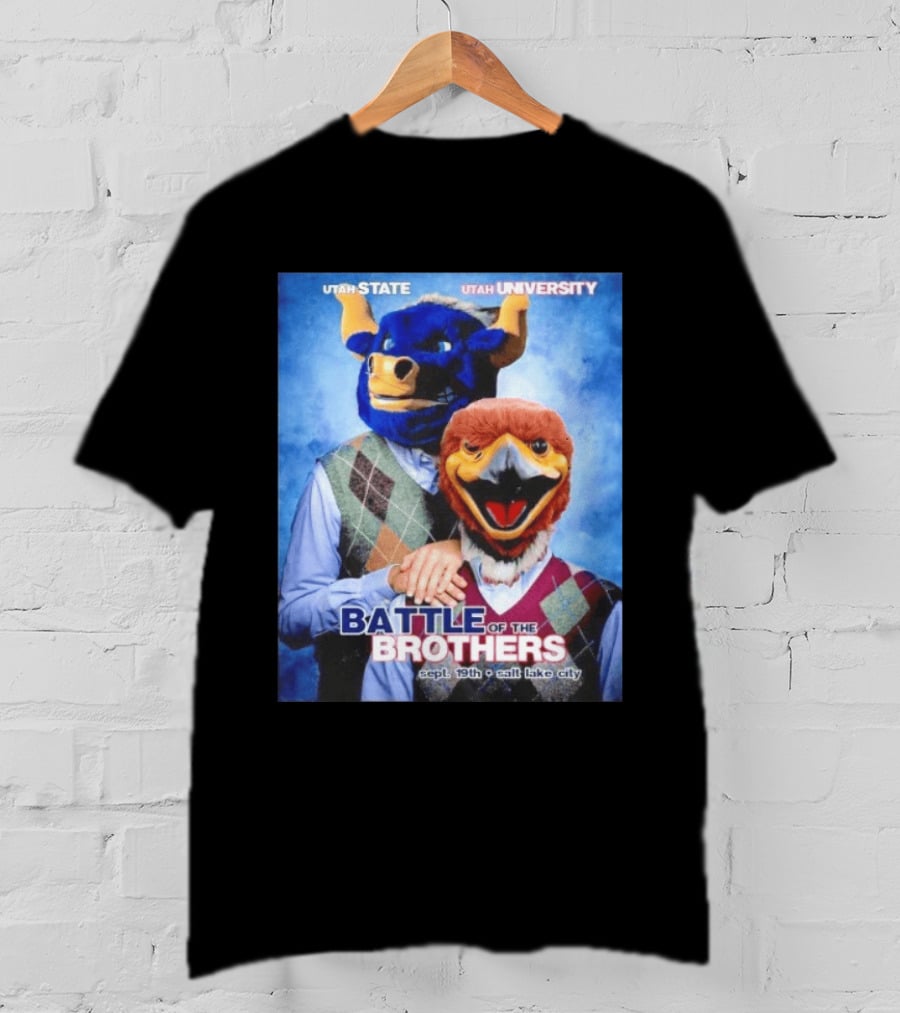 Utah State Utah University Battle Of The Brothers Sept 19th Salt Lake City T-Shirt