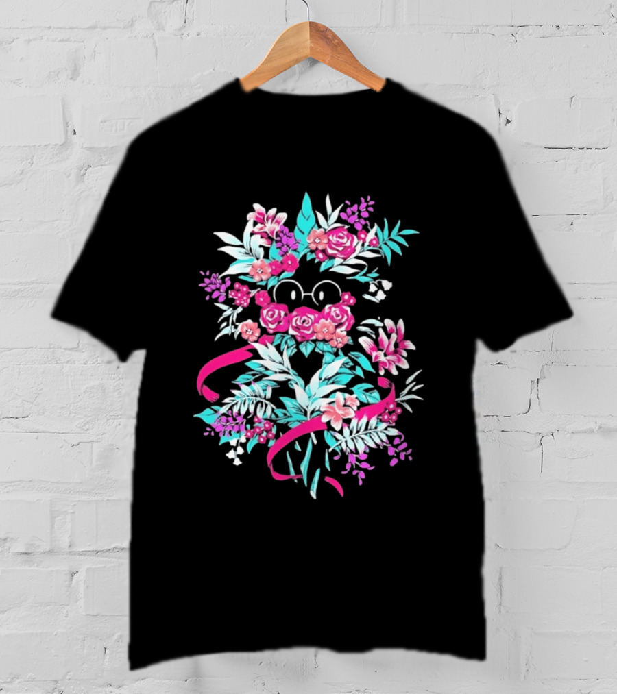 Floral Wizardry Bouquet Glasses Magic Blossoms T-Shirt