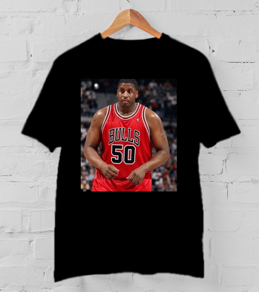 Bulls 50 Michael Sweetney Red Basketball Jersey T-Shirt