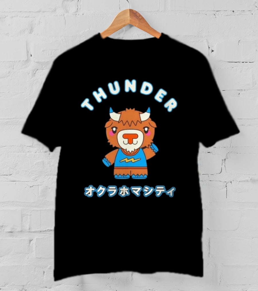 THUNDER Oklahoma City Kawaii T-Shirt