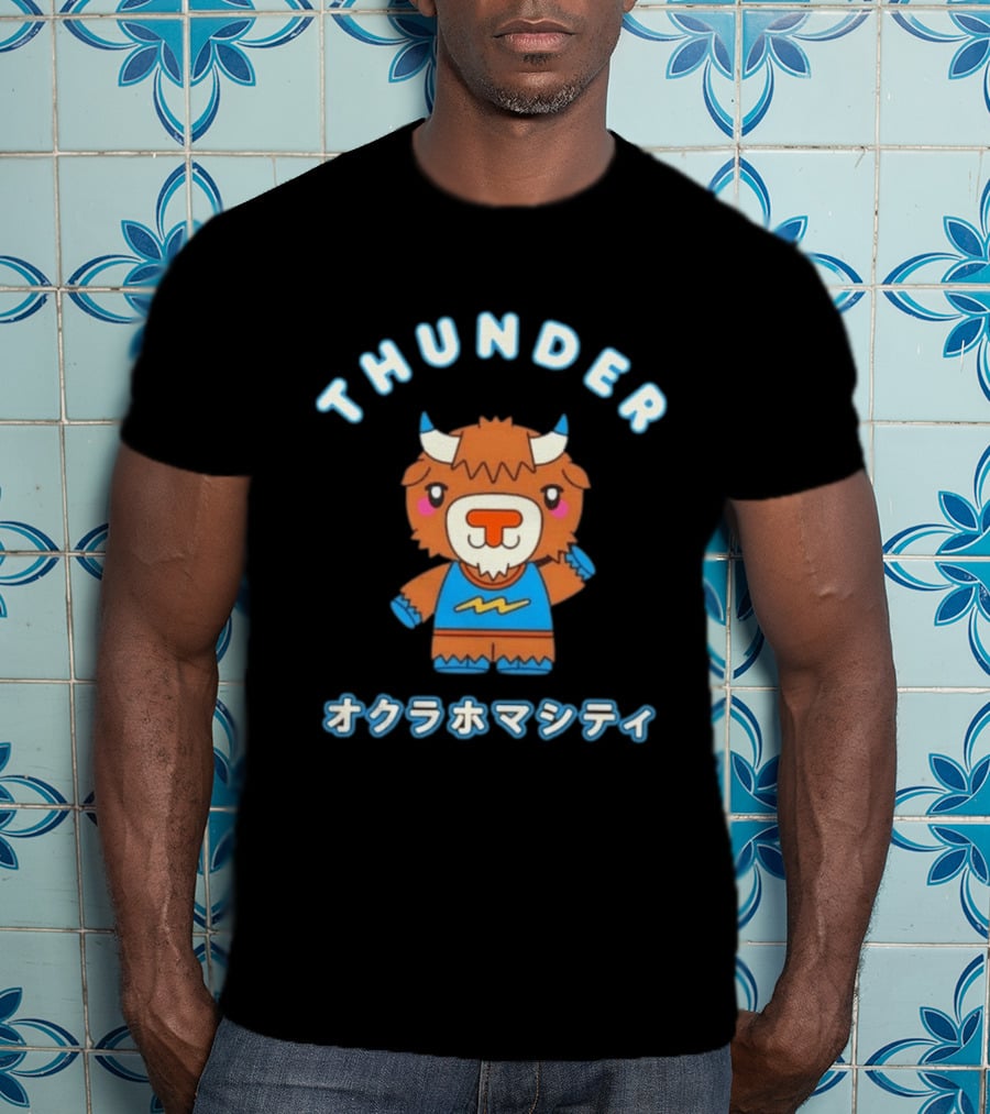 THUNDER Oklahoma City Kawaii T-Shirt