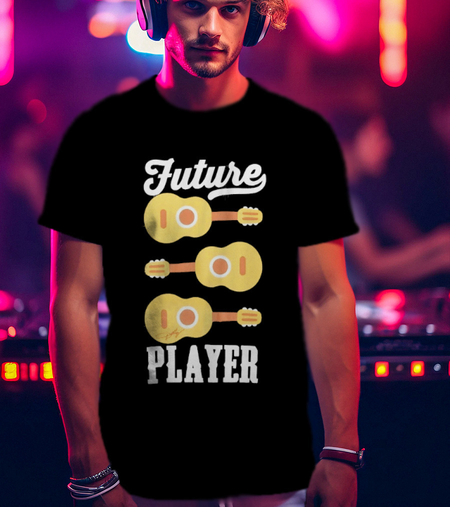 Future Dolly Guitar Music Player T-Shirt