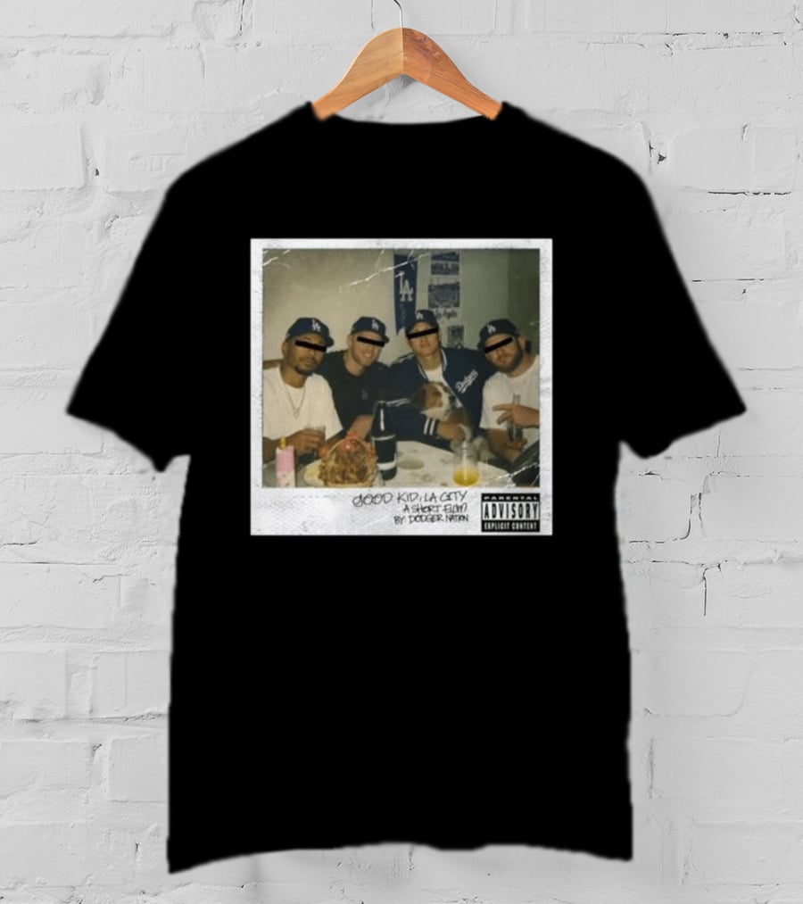 Good Kid La City A Short Film By Dodger Nation La Dodgers Baseball Team T-Shirt