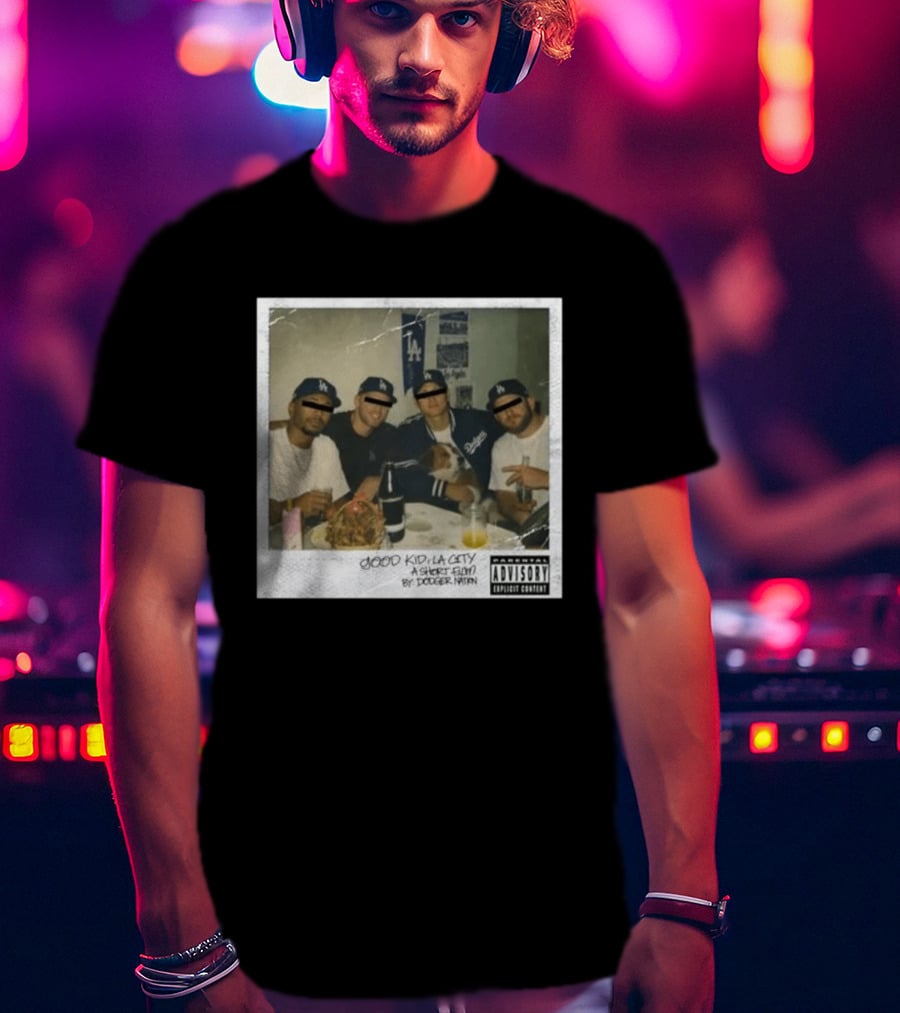 Good Kid La City A Short Film By Dodger Nation La Dodgers Baseball Team T-Shirt