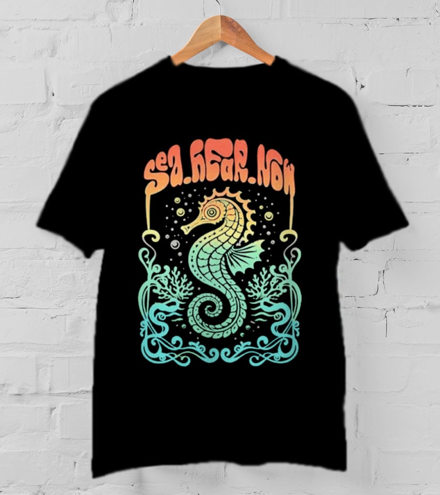 Sea Hear Now Seahorse 2026 Lineup Psychedelic Festival T-Shirt