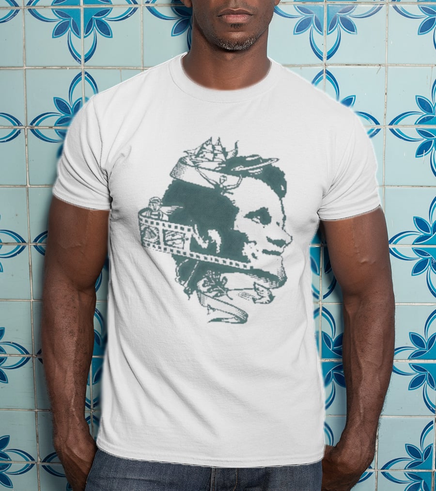 Abraham Lincoln Nautical Film Reel Image T-Shirt