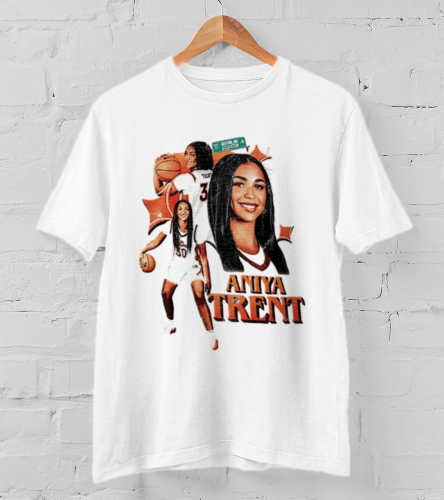 Aniya Trent Dayton Ohio Basketball Player The Burg Sign T-Shirt