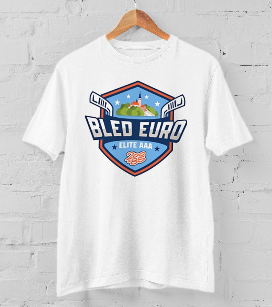 Bled Euro Elite AAA 2026 200x85 Tournament Series Hockey Shield T-Shirt