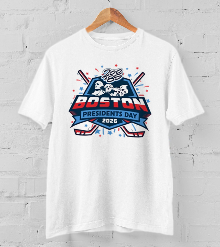 Boston Presidents Day 2026 200×85 Tournament Series T-Shirt