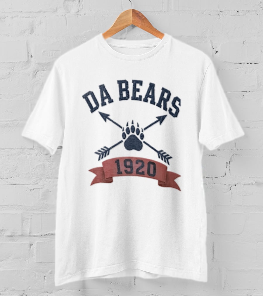 Chicago Bears Da Bears 1920 Paw Crossed Arrows T-Shirt