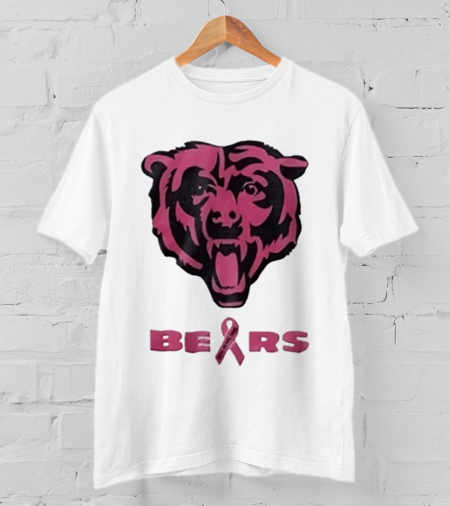 Chicago Bears Real Fans Wear Pink Breast Cancer Awareness 2026 T-Shirt