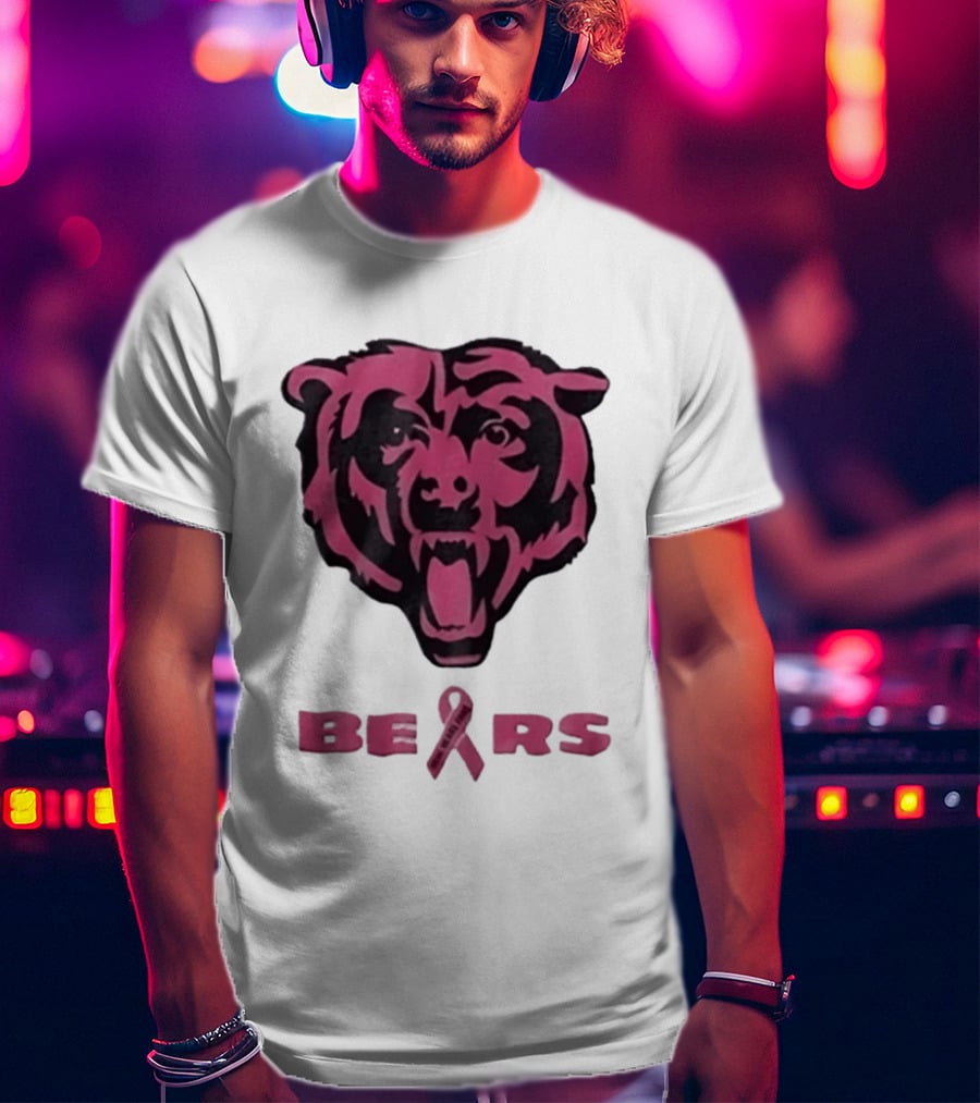 Chicago Bears Real Fans Wear Pink Breast Cancer Awareness 2026 T-Shirt