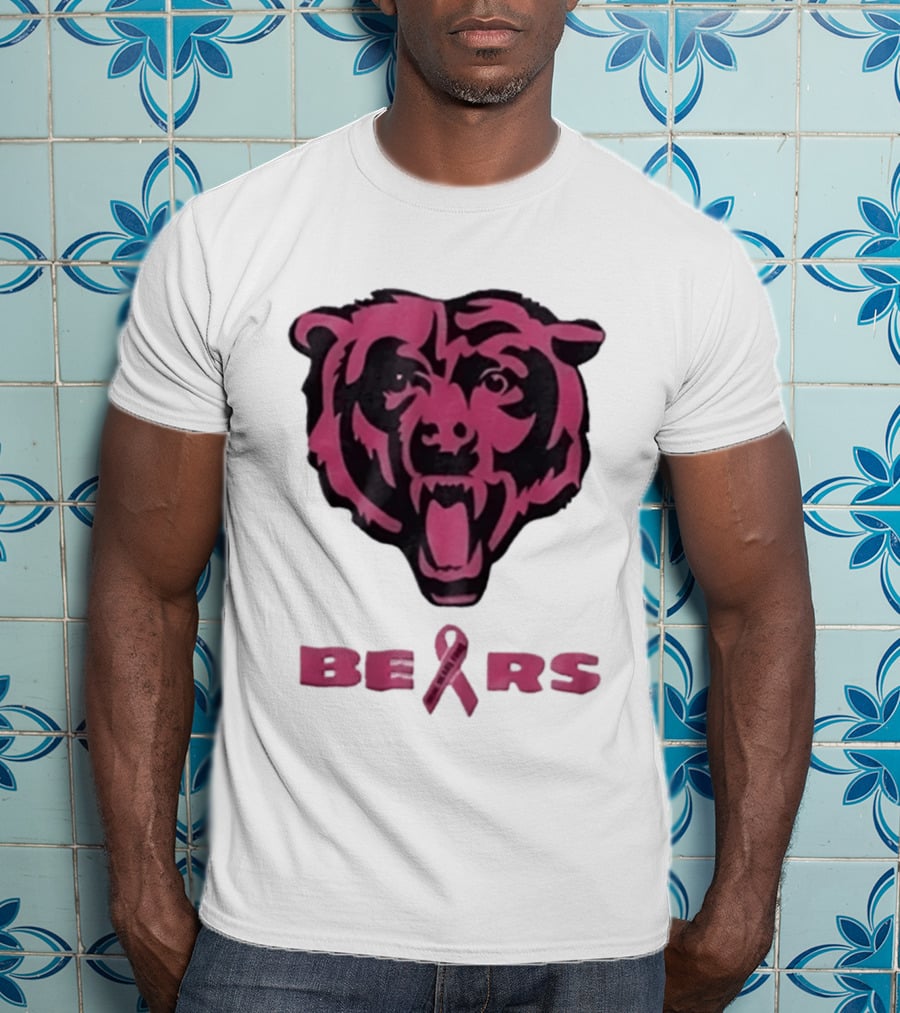 Chicago Bears Real Fans Wear Pink Breast Cancer Awareness 2026 T-Shirt