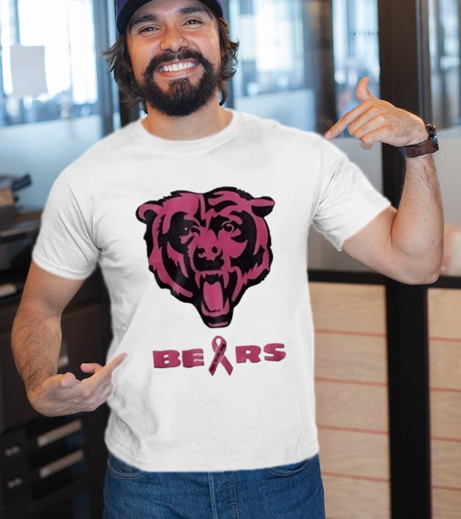 Chicago Bears Real Fans Wear Pink Breast Cancer Awareness 2026 T-Shirt