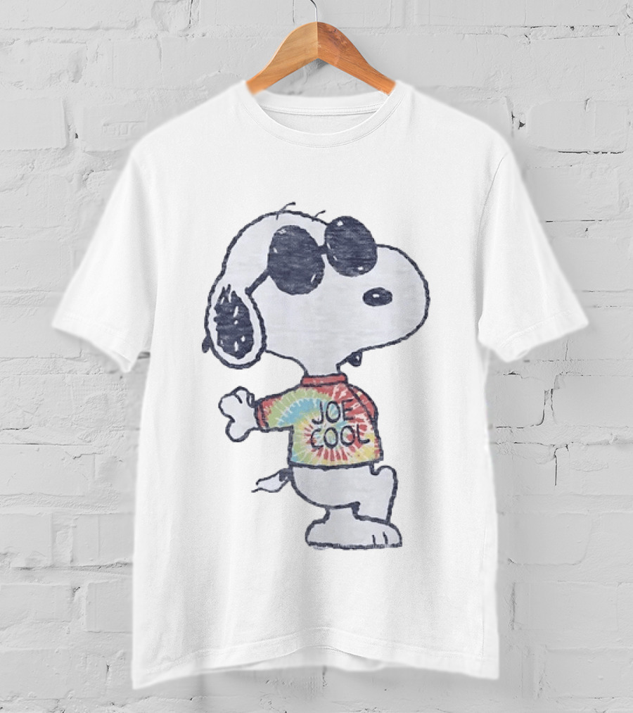 Joe Cool Snoopy Tie Dye Peanuts T-Shirt