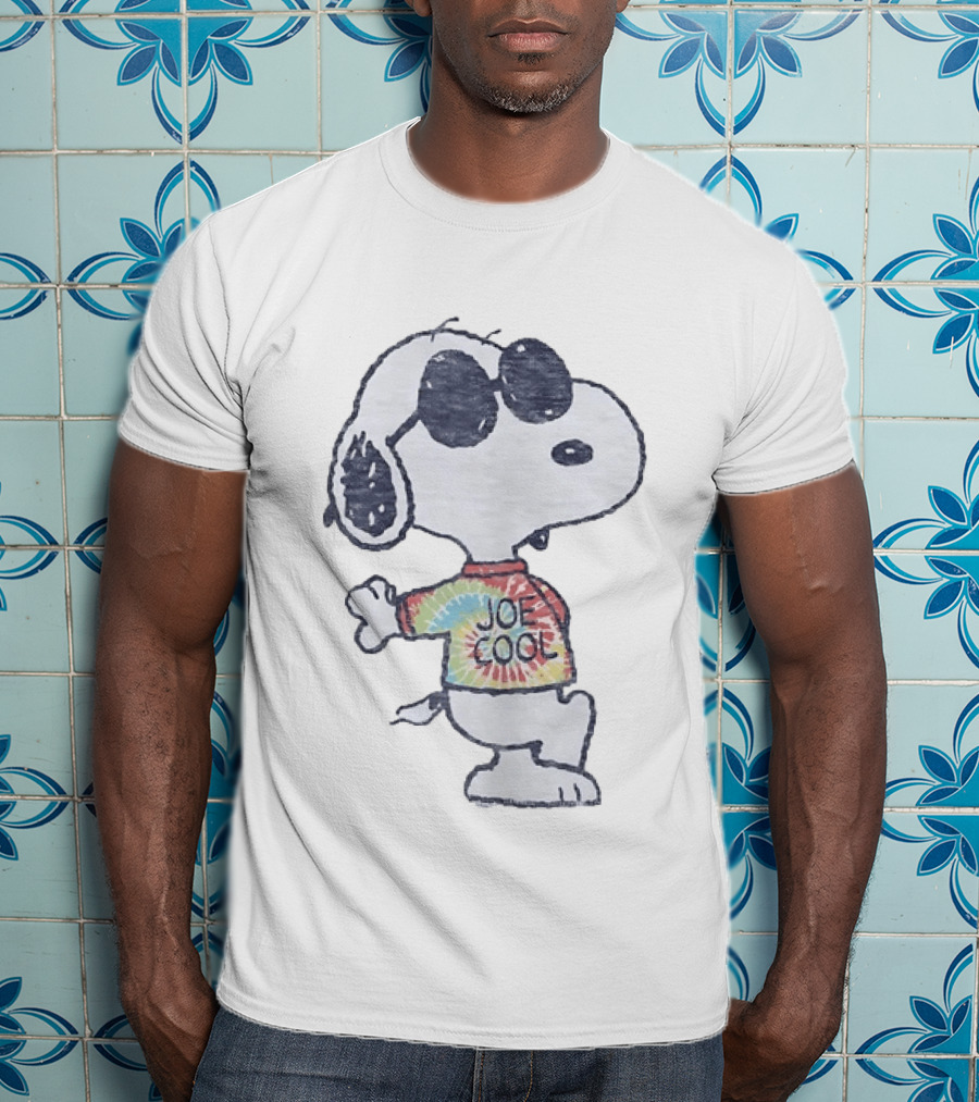 Joe Cool Snoopy Tie Dye Peanuts T-Shirt