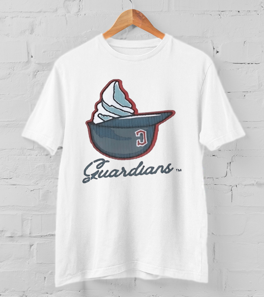 Cleveland Guardians Ice Cream Helmet C Hat Guardians T-Shirt