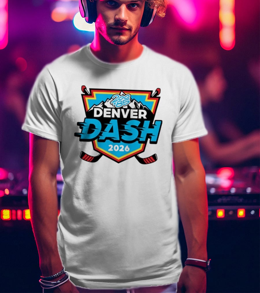 Denver Dash 2026 200×85 Tournament Series Hockey Event T-Shirt