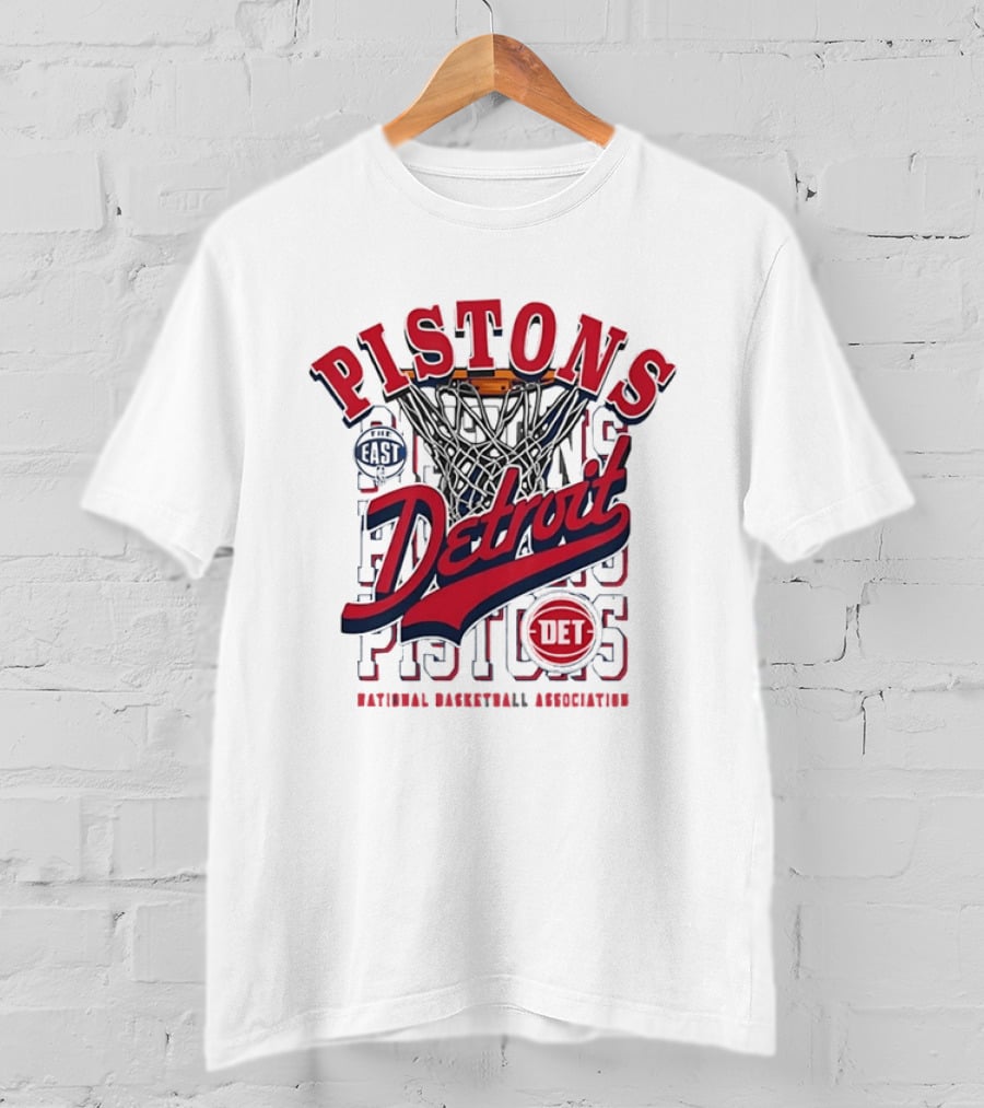 Detroit Pistons The East National Basketball Association Basketball T-Shirt