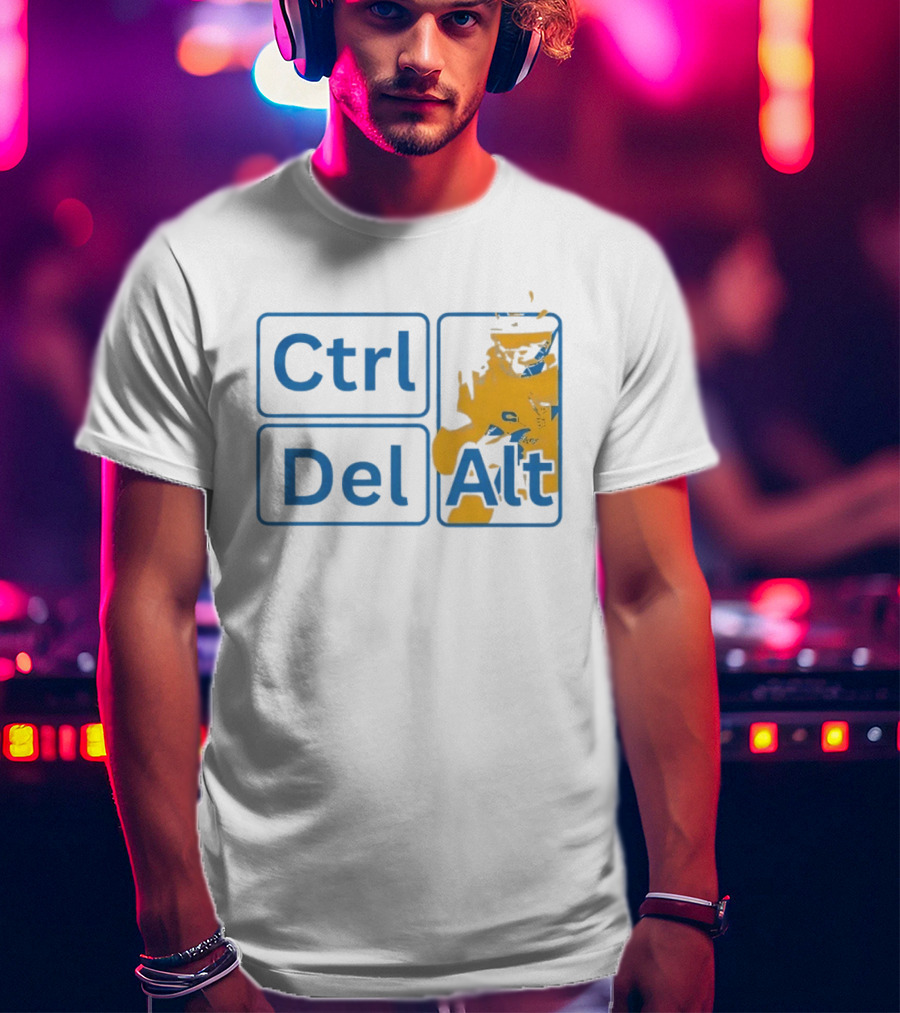 Los Angeles Football Ctrl Del Alt Gaming Keyboard Sports T-Shirt