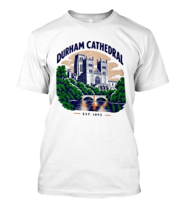 Durham Cathedral Est 1093 Iconic Landmark Travel Souvenir T-Shirt