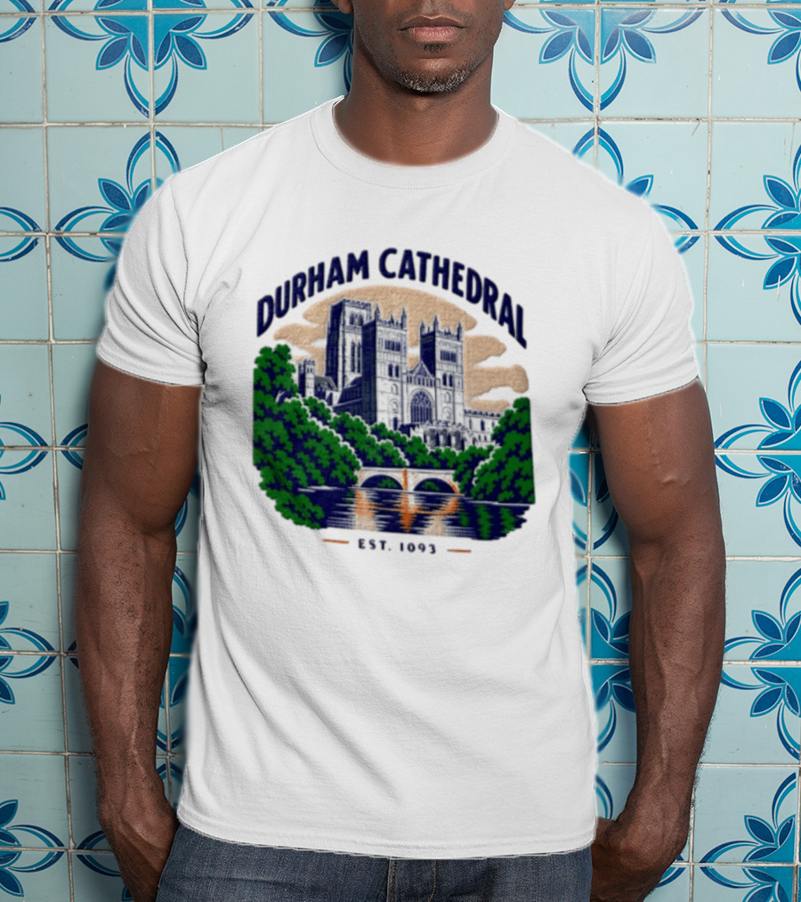 Durham Cathedral Est 1093 Iconic Landmark Travel Souvenir T-Shirt