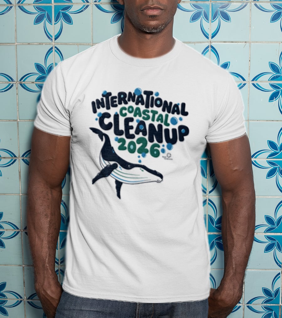 International Coastal Cleanup 2026 Humpback Whale T-Shirt