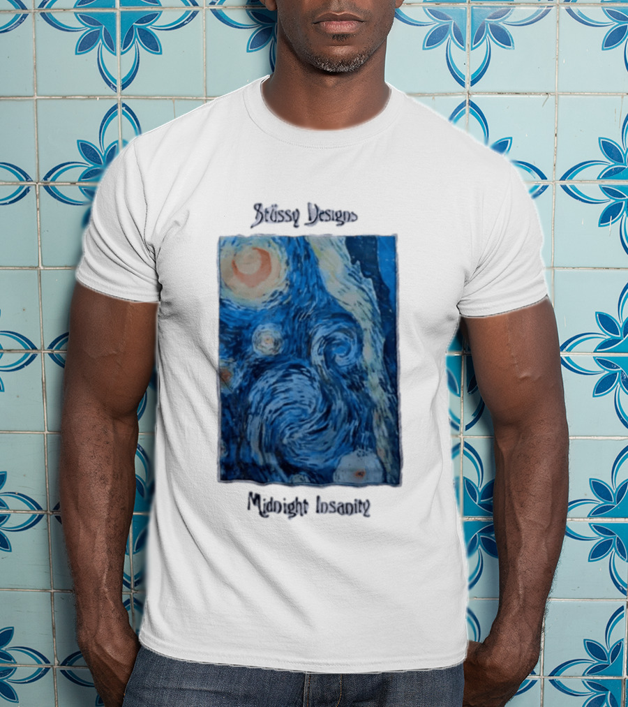 Stüssy Midnight Insanity The Starry Night T-Shirt