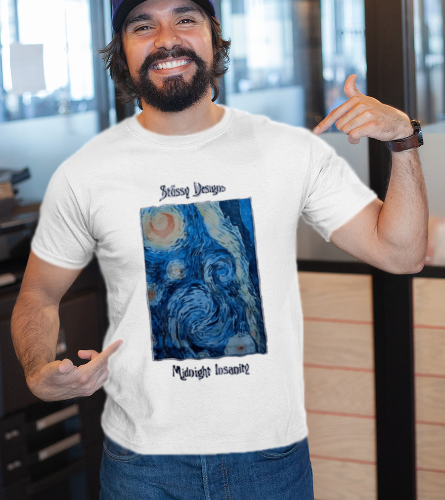 Stüssy Midnight Insanity The Starry Night T-Shirt
