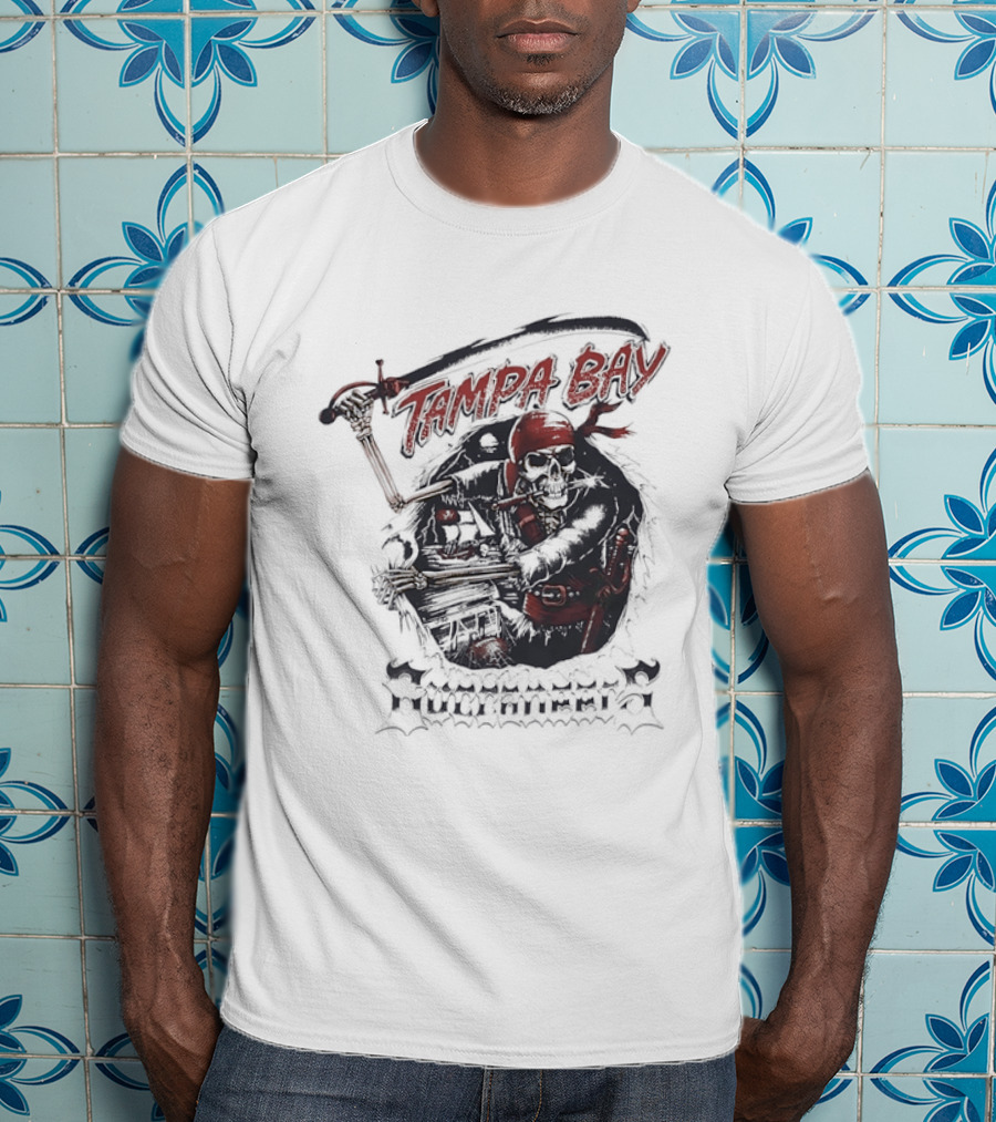 Tampa Bay Buccaneers Skeleton Pirate T-Shirt