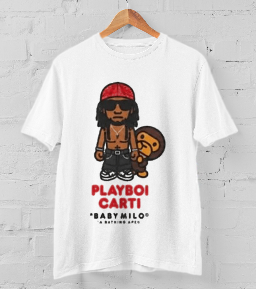 Playboi Carti Baby Milo A Bathing Ape Collaboration T-Shirt