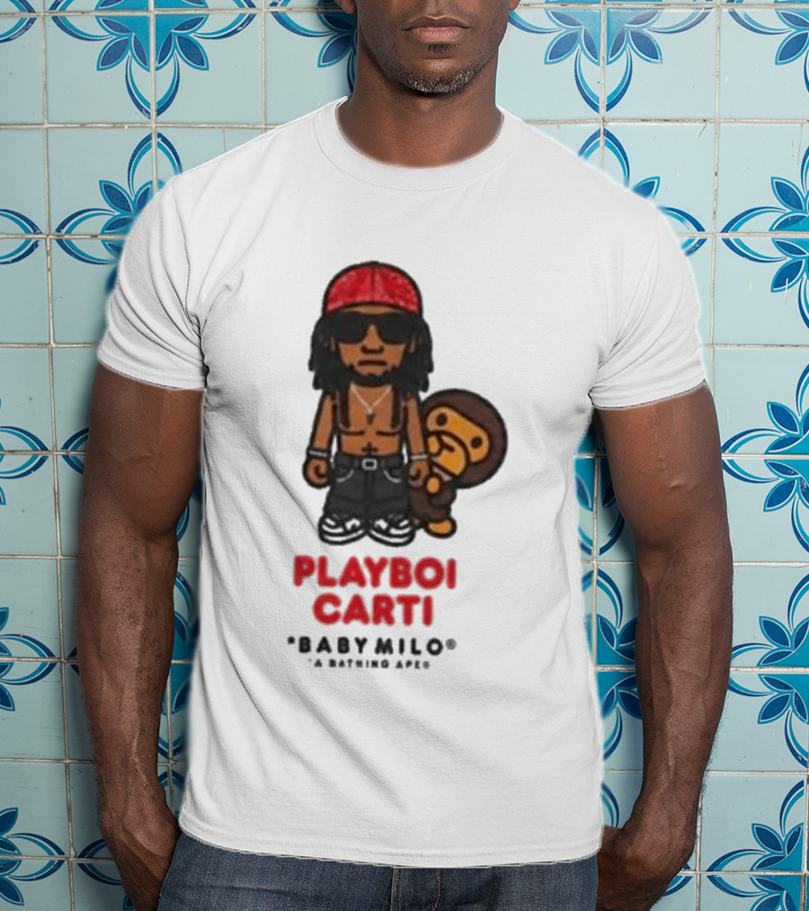 Playboi Carti Baby Milo A Bathing Ape Collaboration T-Shirt