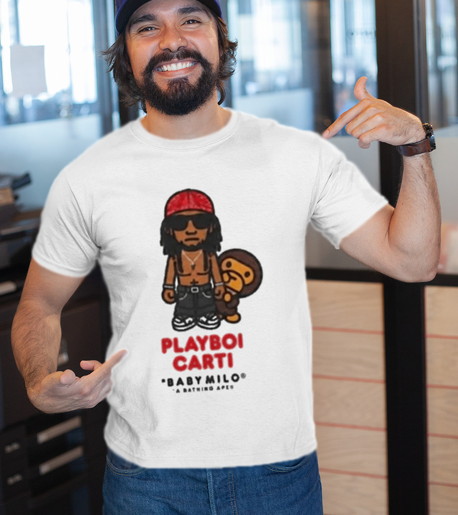 Playboi Carti Baby Milo A Bathing Ape Collaboration T-Shirt